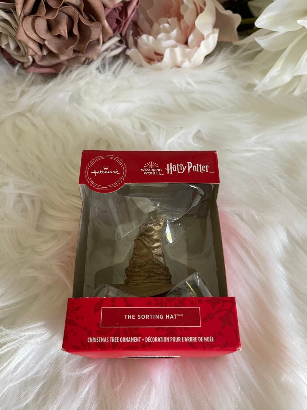 The Sorting Hat 2018 Hallmark Harry Potter Red Box Ornament - NIB